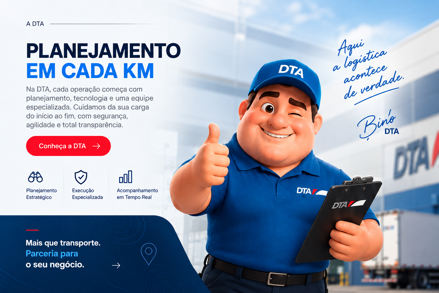 Bino, mascote da DTA Cargo